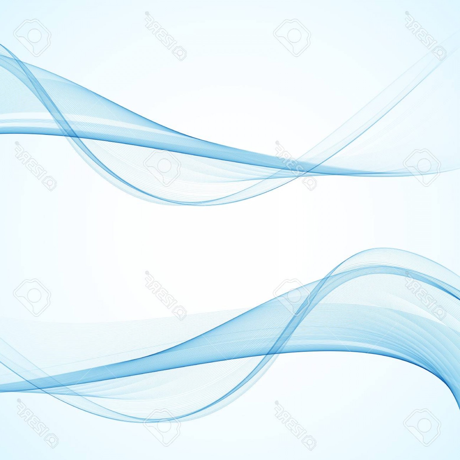1560x1560 Photostock Vector Abstract Blue Wave Vector Blue Waves On White