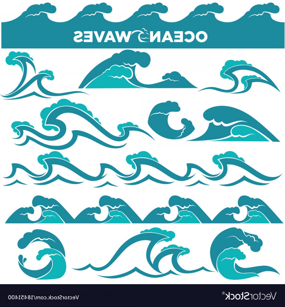 1200x1291 Waves Icons Of Water Tidal Gale Blue Ocean Wave Vector Savoyuptown