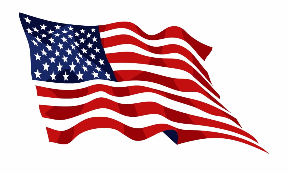 Download Waving American Flag Vector Free Download at Vectorified ...