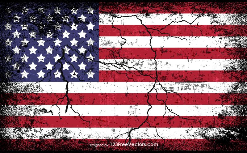 800x495 Grunge American Flag Free Vectors American Flag, Flag, Flag Art