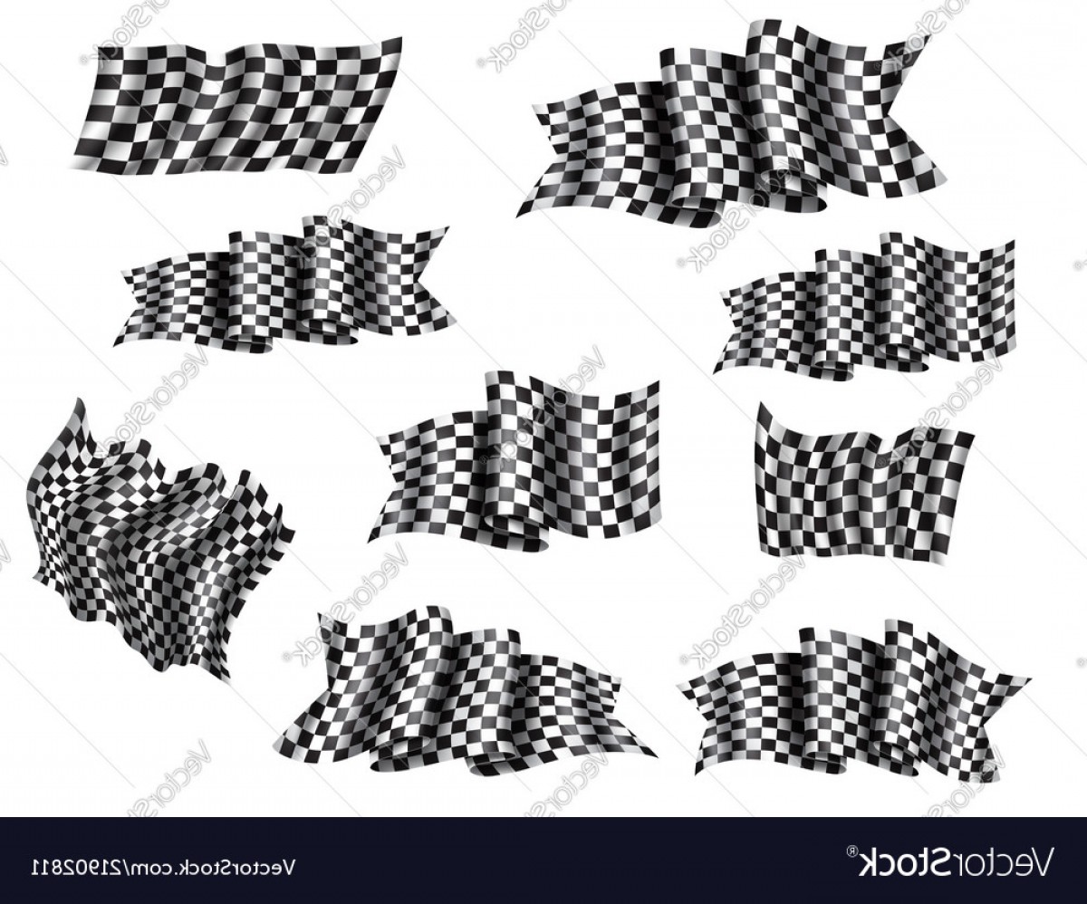 1200x998 Waving Racing Flag D Icon For Race Sport Vector Handandbeak