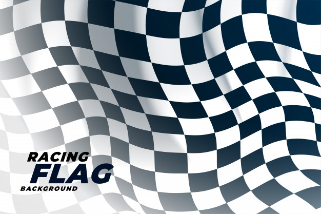 626x417 Checkered Flag Waving Outside Background Vector Free Download