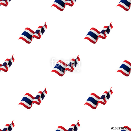 Seamless Pattern With Waving Flag Thailand Flag Vector 500x500 Seamless Pattern With Waving Flag Thailand Flag Vector