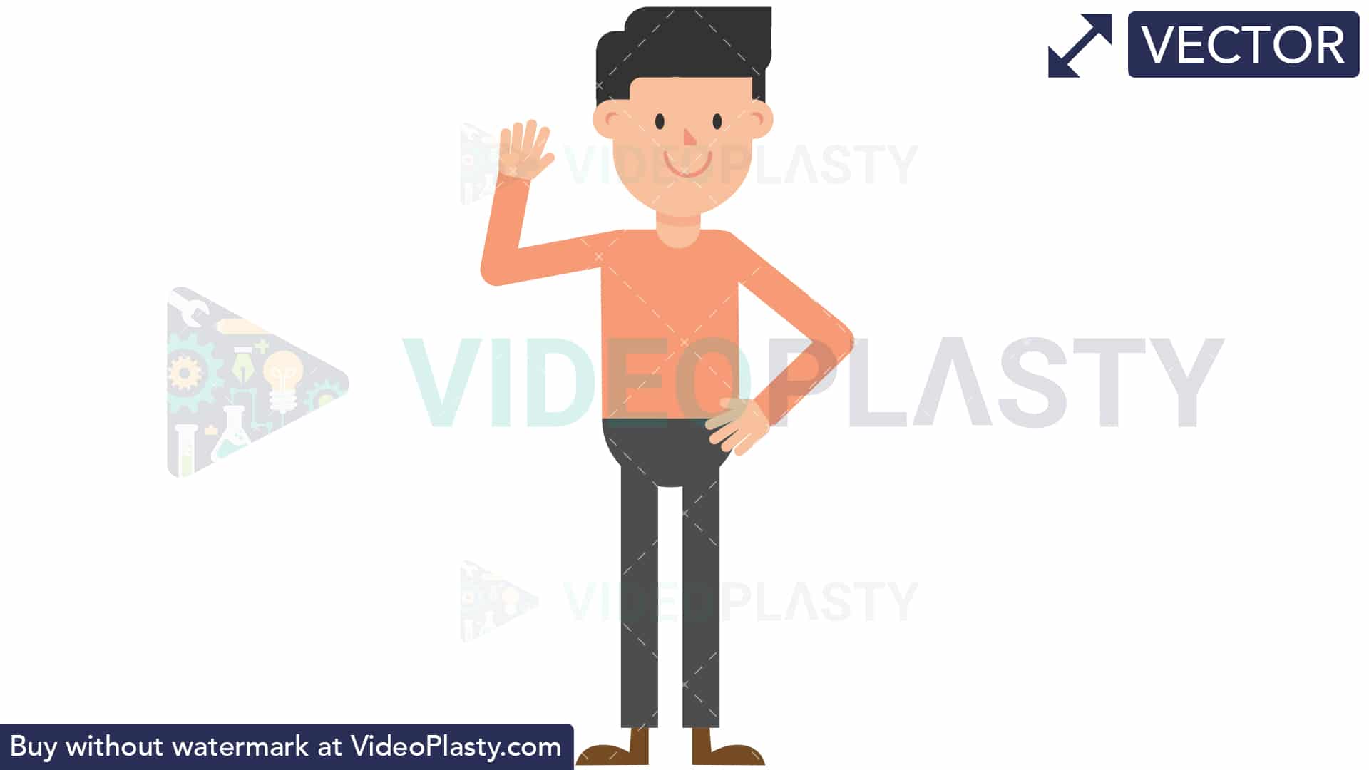 Man Waving Hand 1920x1080 Man Waving Hand