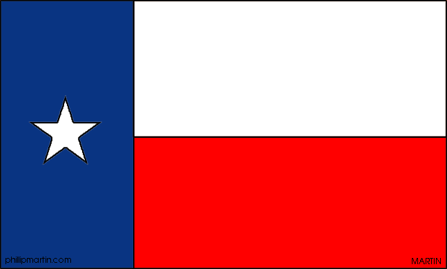 648x390 Texas Flag Clip Art