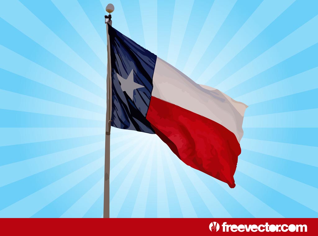 1024x762 Texas Flag Vector Vector Art Graphics