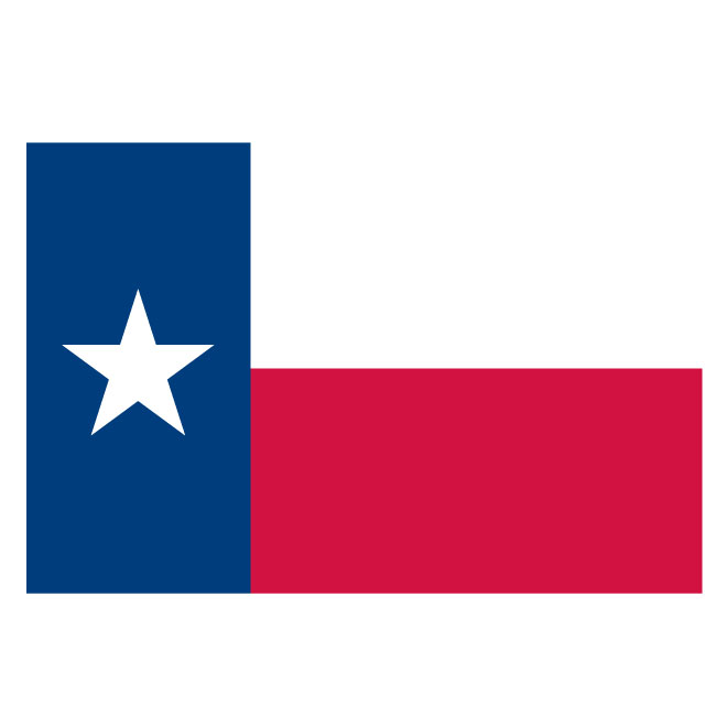 660x660 Vector Flag Texas
