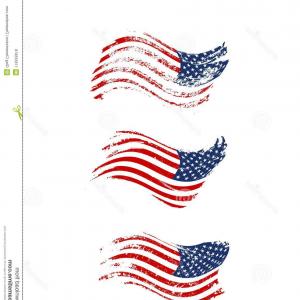 300x300 Independence Day Decorative Background With Usa Flag Vector