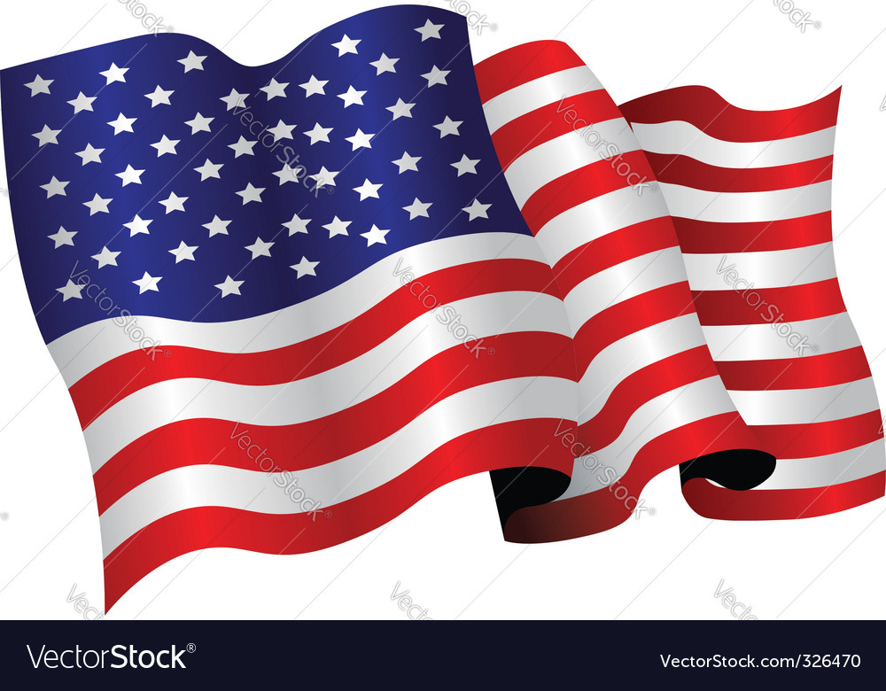 1000x780 Us Flag Vector Group With Items