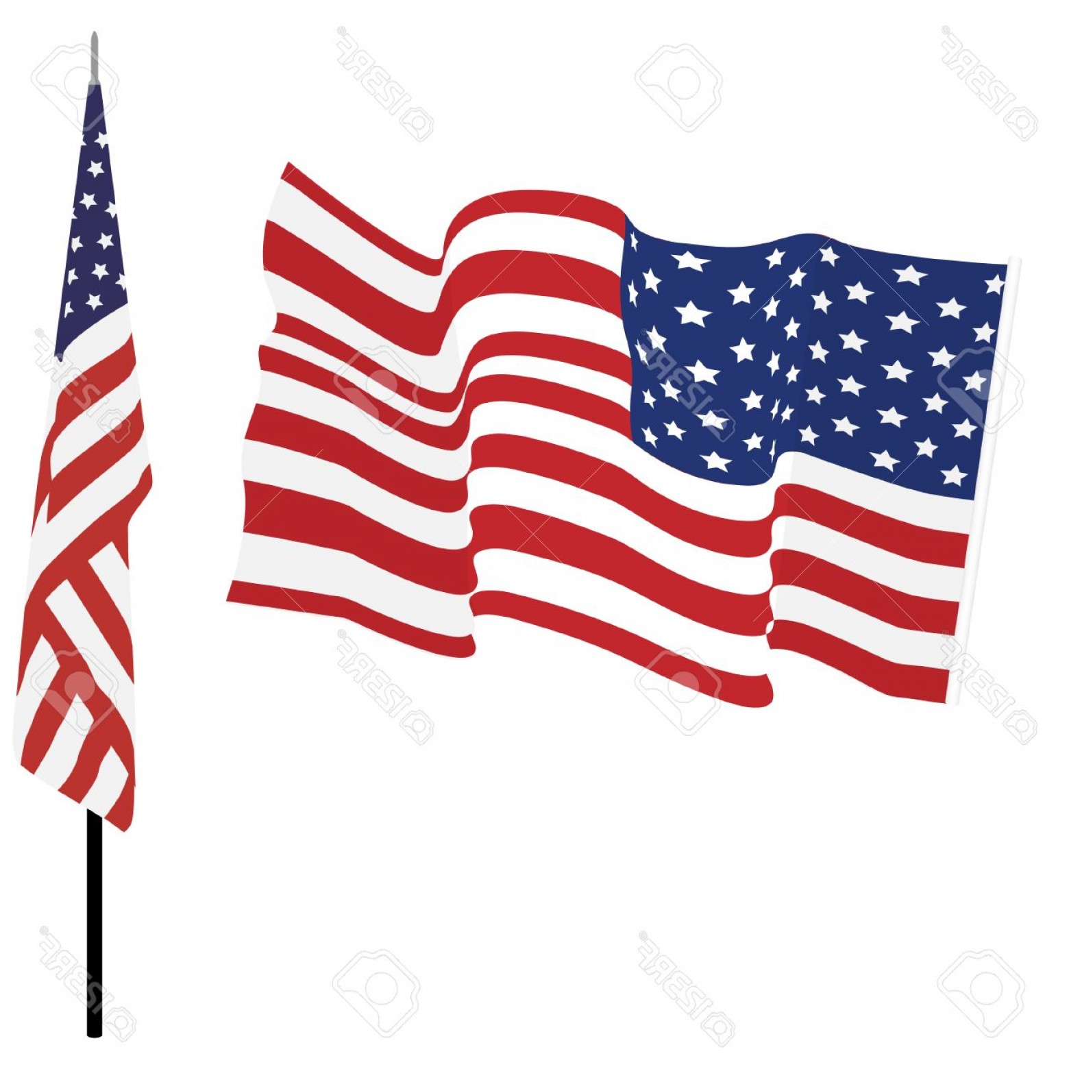 1560x1560 Usa Flag Vector Clip Art Catchsplace