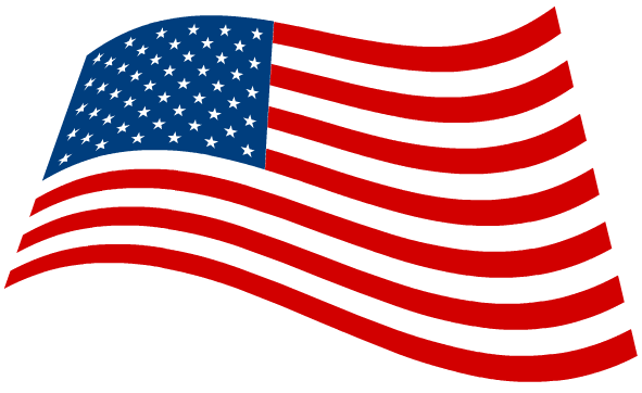 591x362 American Flag Vector Art