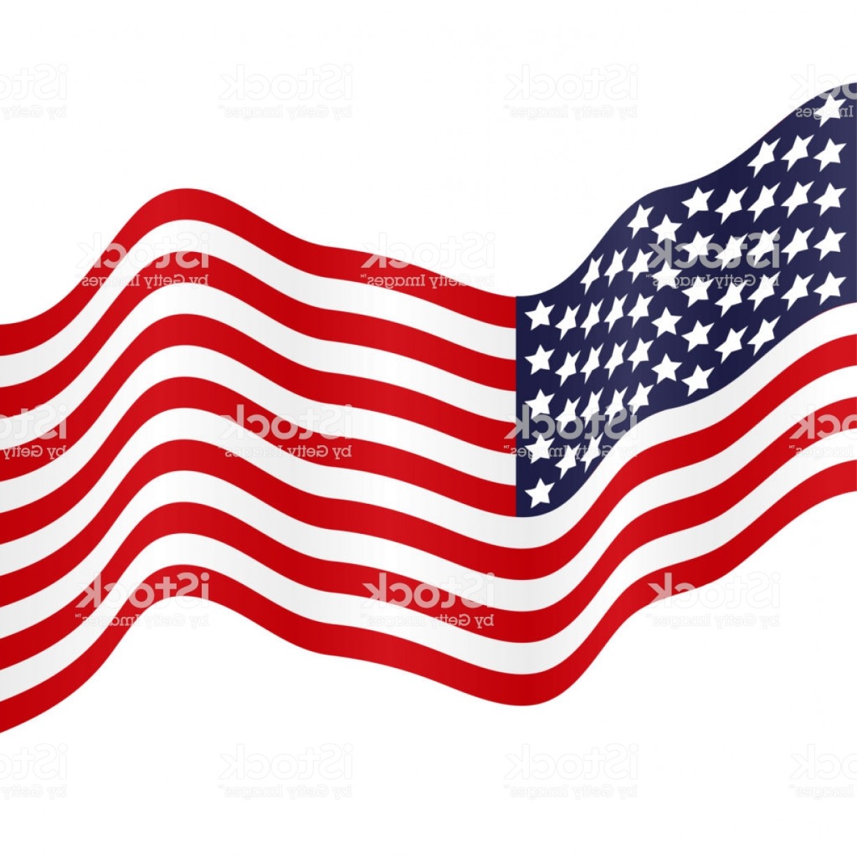 Download Waving Us Flag Vector at Vectorified.com | Collection of ...