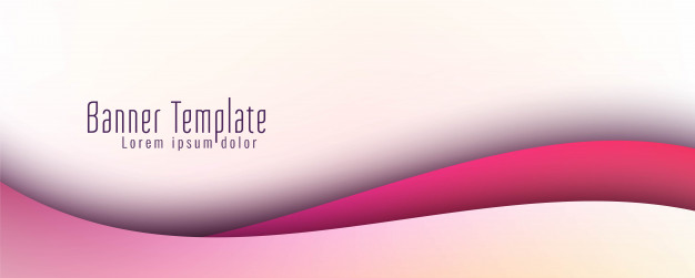 Abstract Wavy Banner Vector Free Download 626x251 Abstract Wavy Banner Vector Free Download