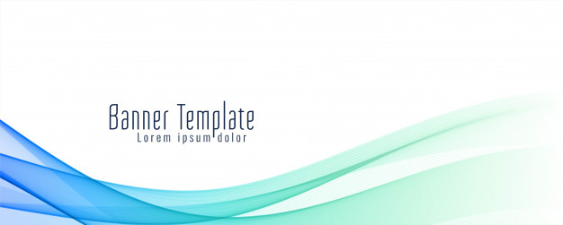Abstract Wavy Banner Stylish Template Vector Free Download 626x251 Abstract Wavy Banner Stylish Template Vector Free Download