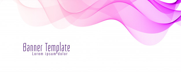 Beautiful Wavy Banner Template Vector Free Download 626x251 Beautiful Wavy Banner Template Vector Free Download