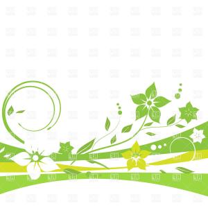 Green Floral Wavy Border Vector Clipart Studiogrfx 300x300 Green Floral Wavy Border Vector Clipart Studiogrfx