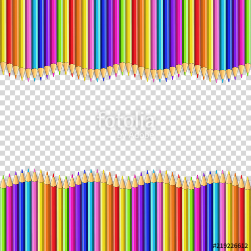 Multicolored Pencils Wavy Border Frame With Empty Copy Space 500x500 Multicolored Pencils Wavy Border Frame With Empty Copy Space