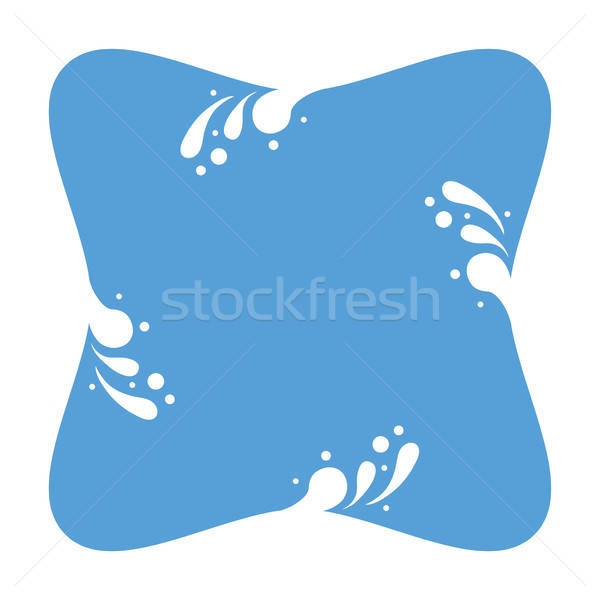 Vector Milk Splash Wavy Border Background Vector Illustration 600x600 Vector Milk Splash Wavy Border Background Vector Illustration