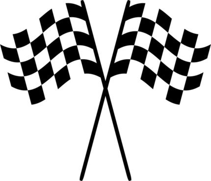 430x368 Checkered Flag Logo Free Vector Download