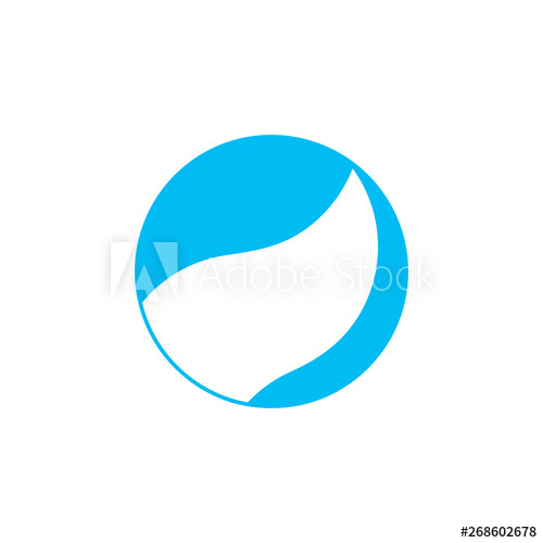 Simple Curves Wavy Circle Geometric Logo Vector 500x500 Simple Curves Wavy Circle Geometric Logo Vector