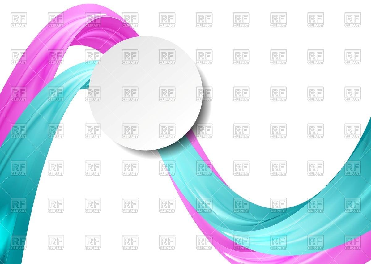 Abstract Smooth Wavy Background With Circle Vector Image 1200x854 Abstract Smooth Wavy Background With Circle Vector Image