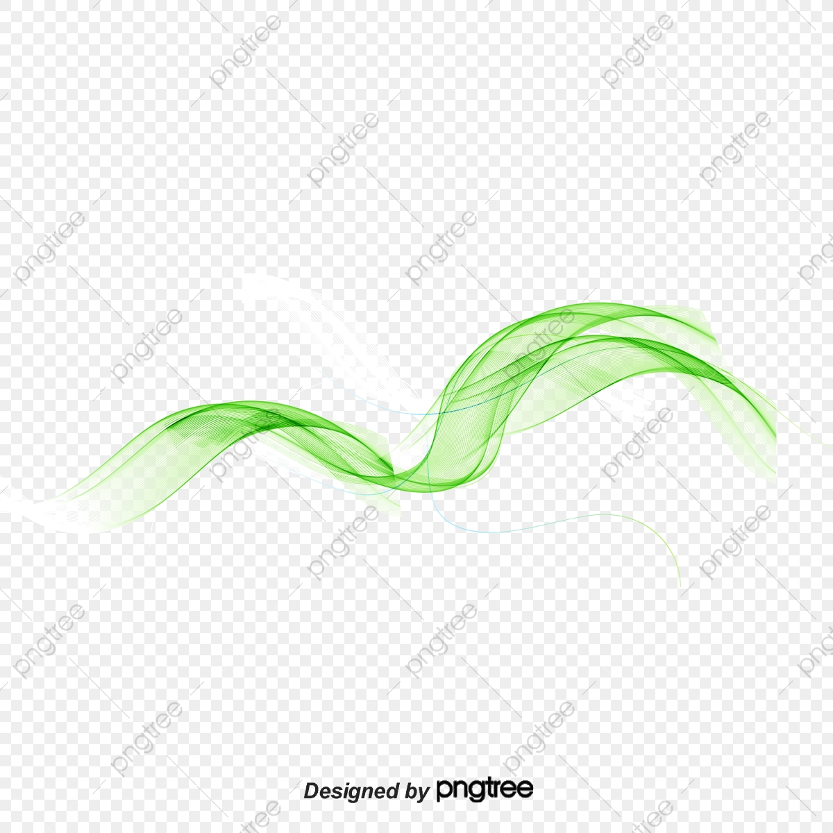 1200x1200 Green Wavy Line, Green Vector, Line Vector, Wave Vector Png