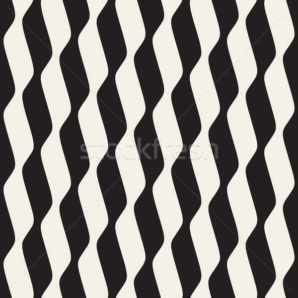 600x600 Vector Seamless Black And White Vertical Wavy Lines Vector