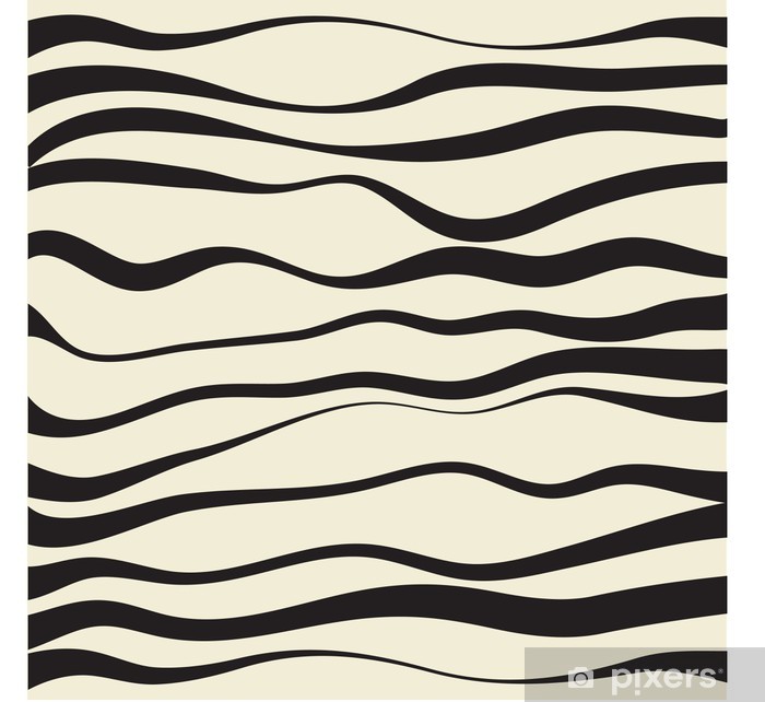 700x642 Wavy Lines Vector Poster