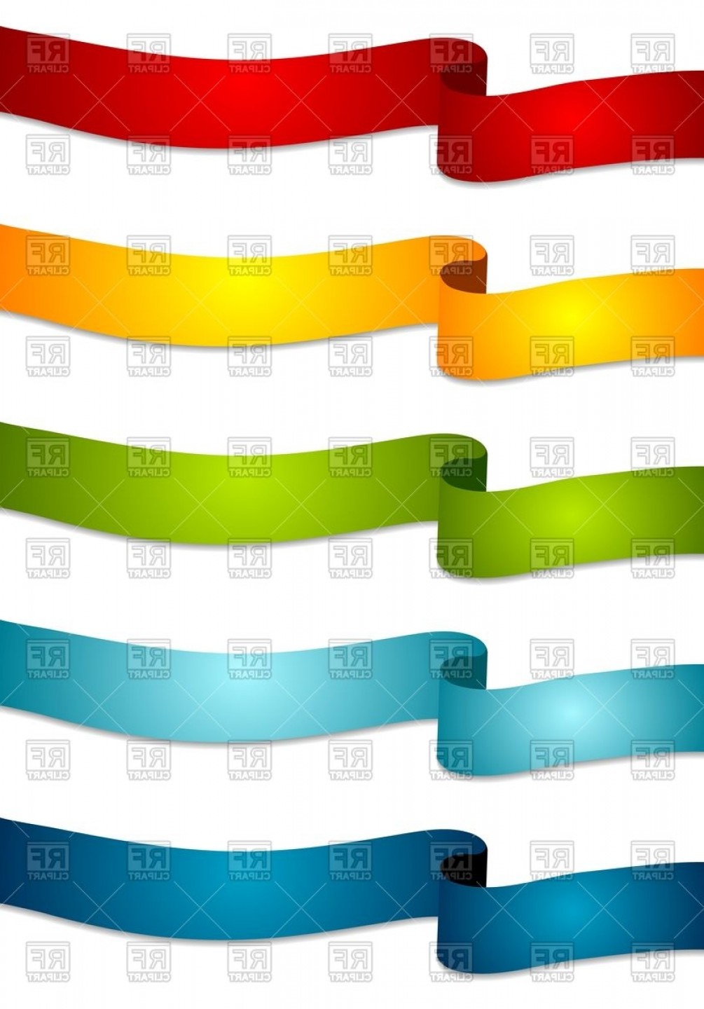 Wavy Ribbon Vector at Vectorified.com | Collection of Wavy Ribbon ...