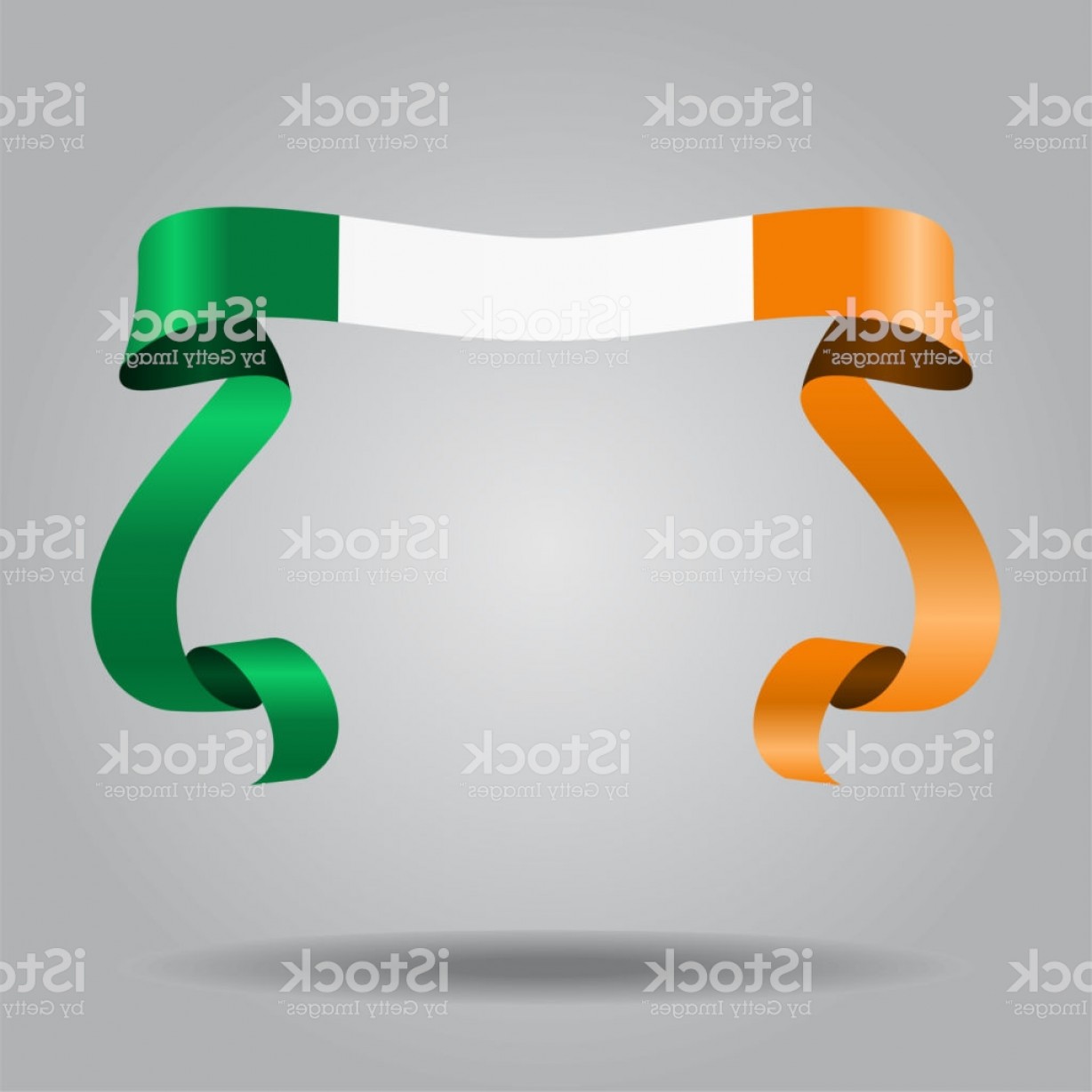 1228x1228 Ivorian Flag Wavy Ribbon Background Vector Illustration Gm
