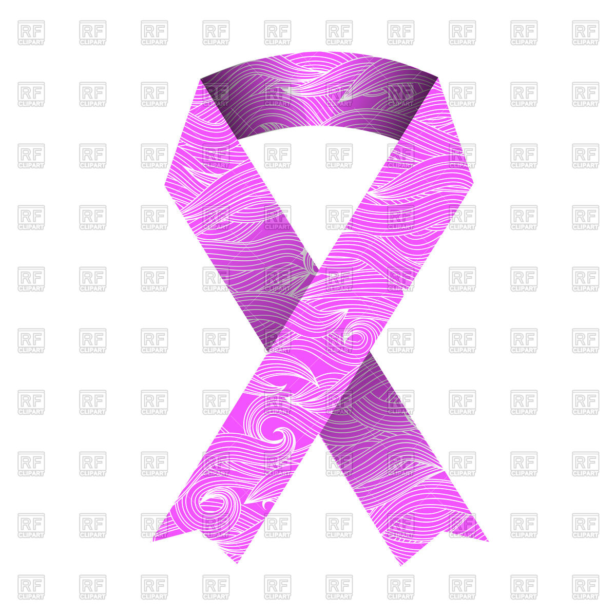 1200x1200 Pink Wavy Ribbon Vector Image Of Signs, Symbols, Maps