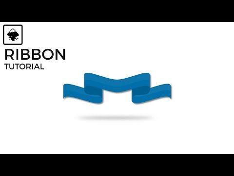 480x360 Vector Ribbon Inkscape Tutorial Create A Wavy Blue Ribbon Vector