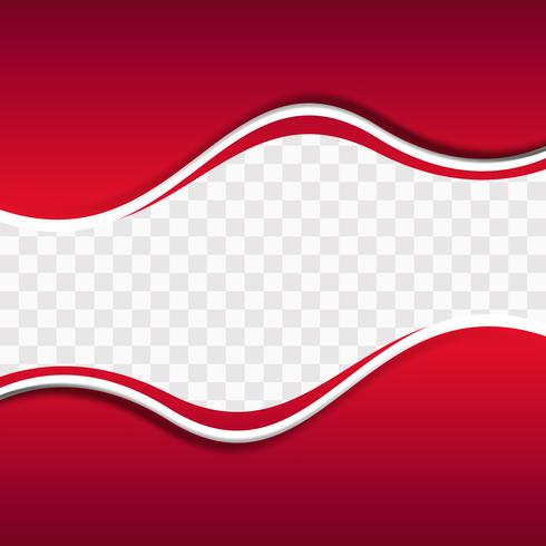 490x490 Red Wavy Shapes On Transparent Background