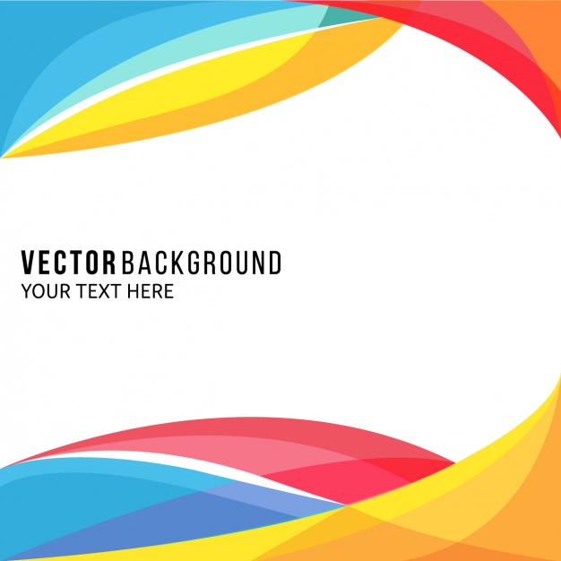 626x626 Amazing Full Color Background With Wavy Shapes Vector Free Download