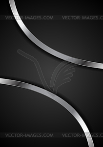 211x300 Black Background With Silver Wavy Stripes