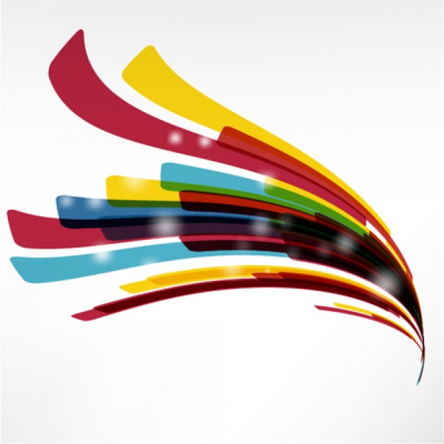 626x626 Colorful Wavy Stripes Vector Vector Free Download