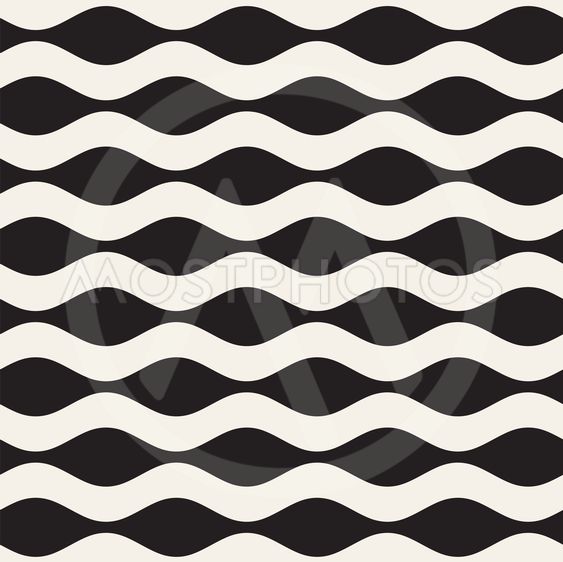 563x562 Wavy Stripes Vector Seamles