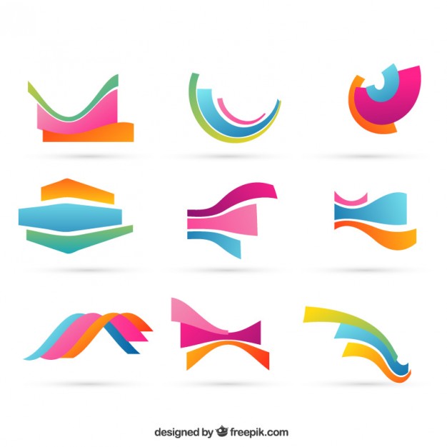 626x626 Colorful Wavy Stripes Vector Free Vectors Ui Download