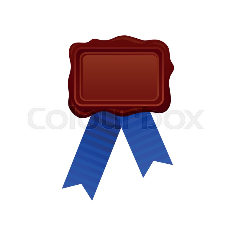 Icon Of Brown Rectangular Wax Seal Stock Vector Colourbox 800x800 Icon Of Brown Rectangular Wax Seal Stock Vector Colourbox