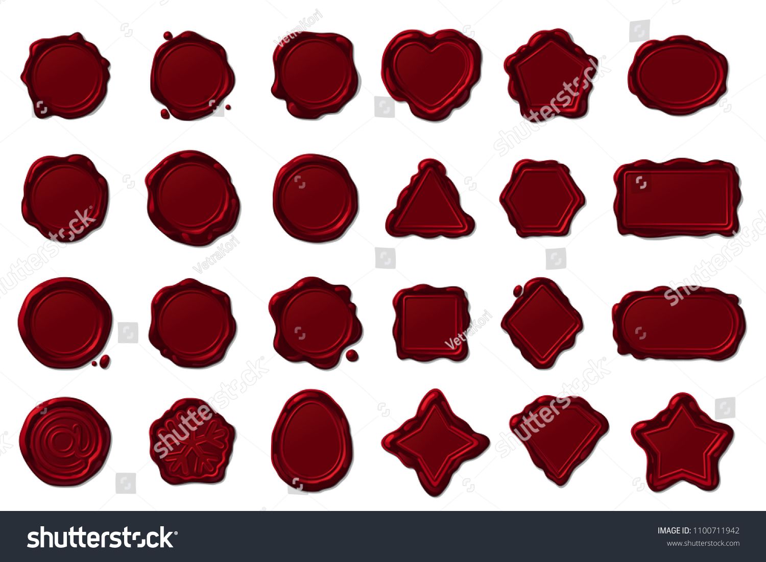 Vector Wax Seal Stamp Isolated On White Decorative Cartoon Royal 1500x1101 Vector Wax Seal Stamp Isolated On White Decorative Cartoon Royal