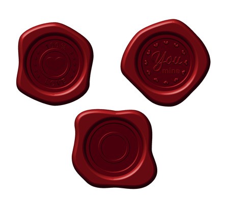 450x394 Wax Seal Vector Design Element With Text Royalty Free Vector