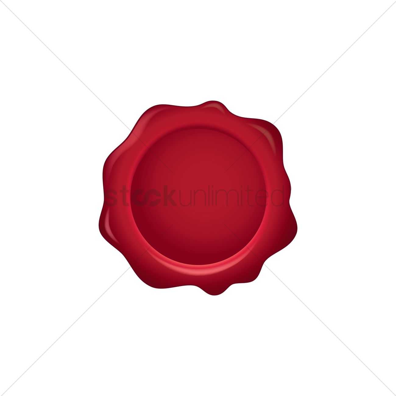 Wax Seal Vector Image 1300x1300 Wax Seal Vector Image