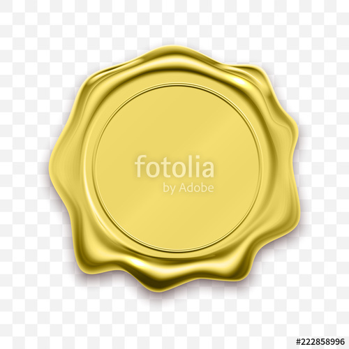 Gold Stamp Wax Seal Vector Sealing Retro Label Stock Image 500x500 Gold Stamp Wax Seal Vector Sealing Retro Label Stock Image