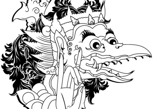 516x368 Vector Wayang Puppet Free Vector Download