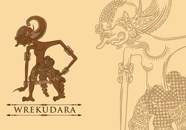 632x443 Wayang Bima Free Vector Free Vector Download Cannypic