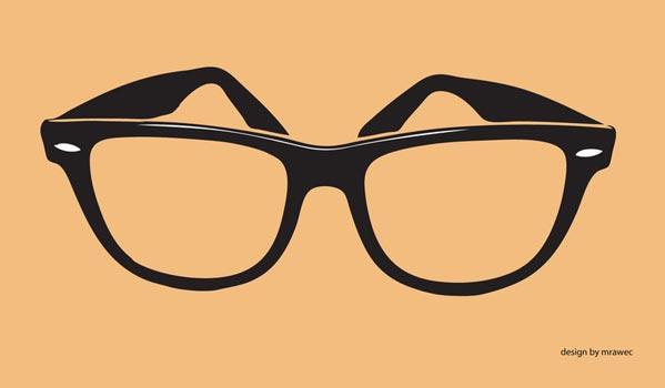 599x350 Free Wayfarer Sunglasses Vector