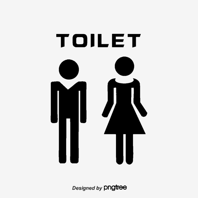640x640 Toilet Sign, Toilet Vector, Sign Vector, Wc Png And Vector