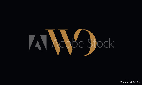 500x300 Wd Logo Design Template Vector Illustration