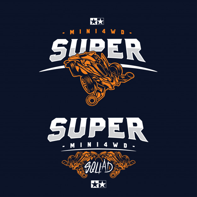 626x626 Tamiya Mini Wd Logo Illustration Vector Premium Download