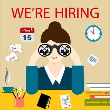 368x368 Hiring Free Vector Download